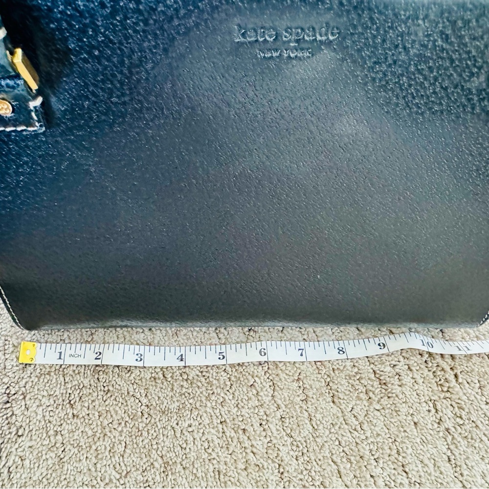 Vintage Kate Spade Elegant Black Leather Handbag - Picture 11 of 15